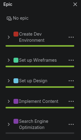Epic Overview in Jira